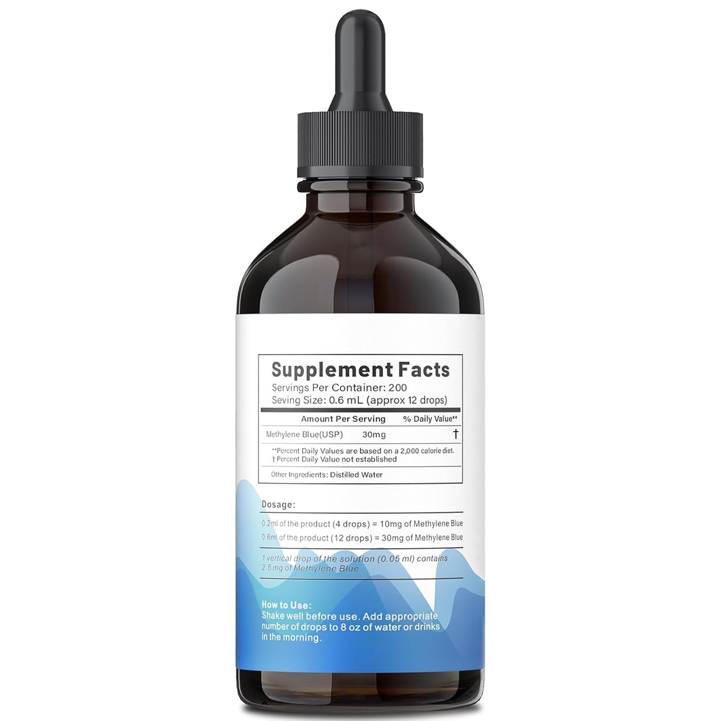 Strong Methylene Blue Supplement 5% 120ml Mito Booster