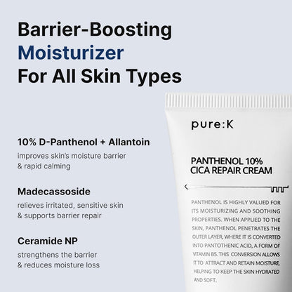 Natural Soothing Cica Moisturizing Cream
