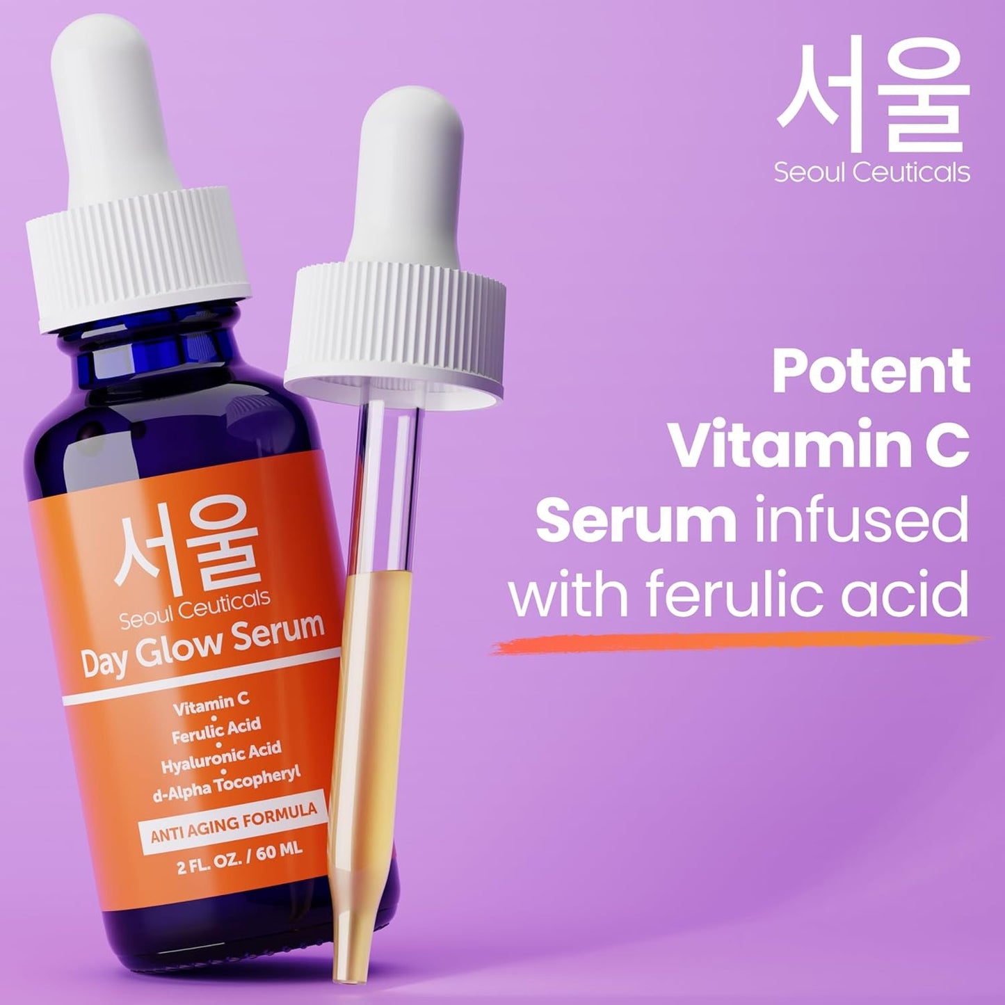 Natural Vitamin C Face Serum 60ml Brightening Anti Aging Treatment