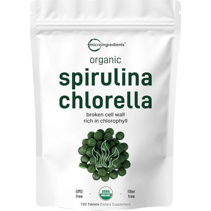Natural Green Superfood Tablets with Vegan Protein Boost - Mycosmeticslondon
