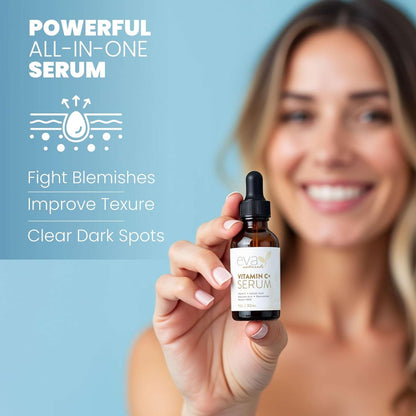Natural Vitamin C Facial Serum - 30ml, Anti Aging Skin Care