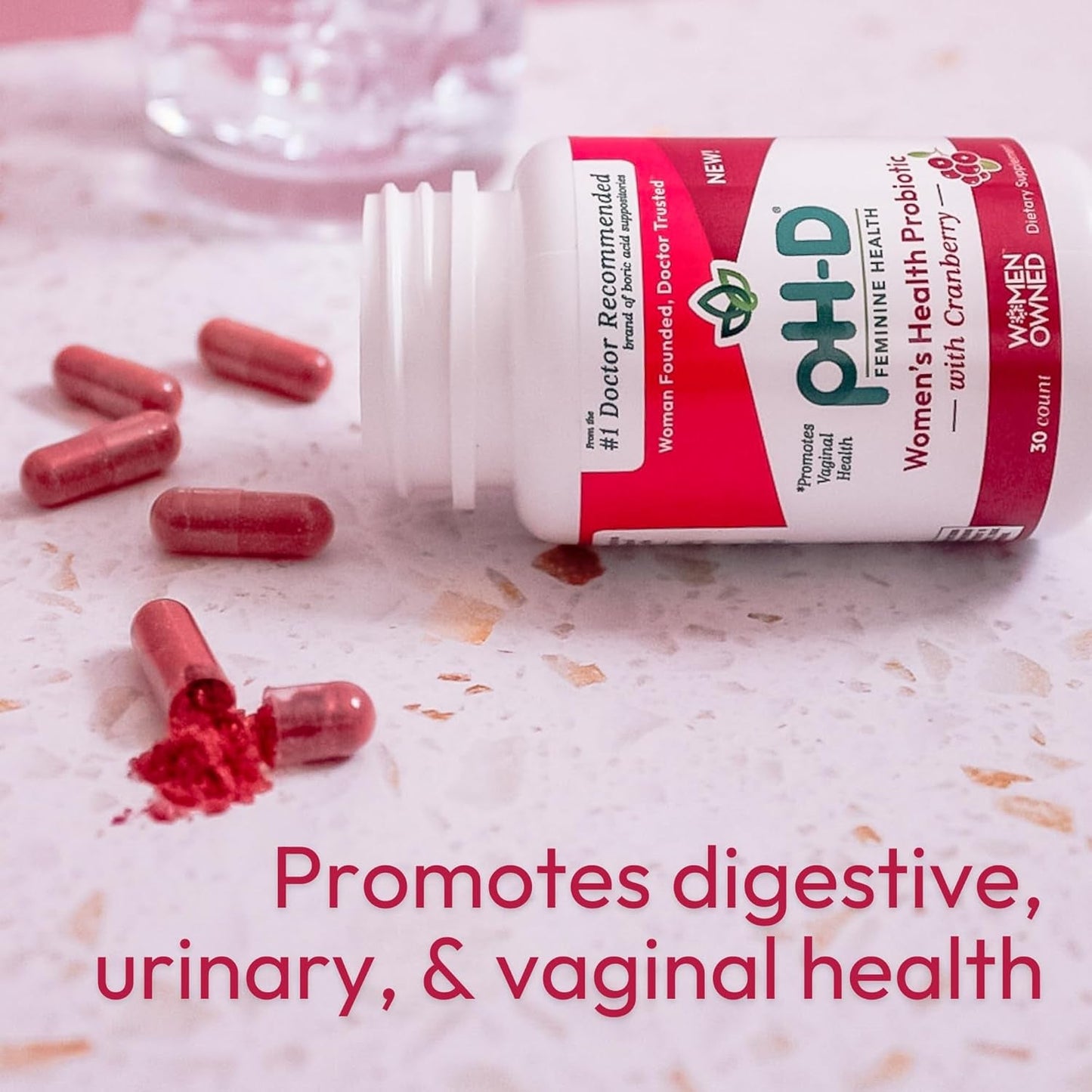 Natural Women's Probiotic for Vaginal Health & Digestion