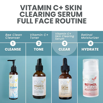 Natural Vitamin C Face Serum for Clear Skin - 30ml