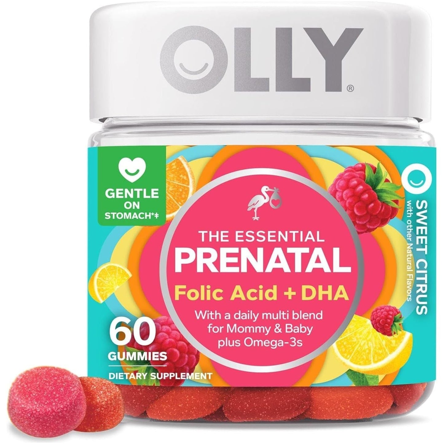 Prenatal Gummy Vitamins for Women - 60 Count Bottle - Mycosmeticslondon