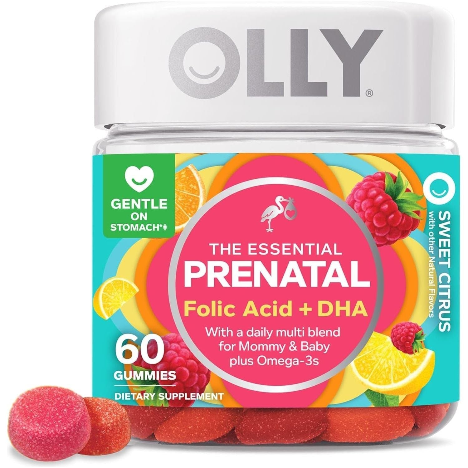Prenatal Gummy Vitamins for Women - 60 Count Bottle - Mycosmeticslondon