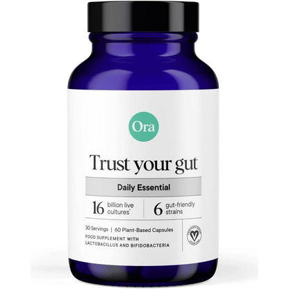 Natural Digestive Health Probiotic Supplement - 60 Capsules - Mycosmeticslondon