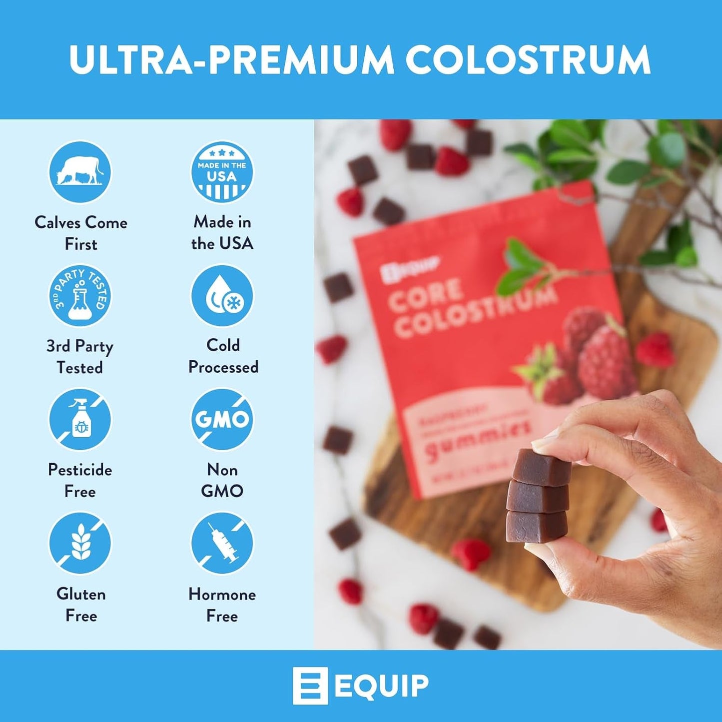 Natural Gut Health Gummies with Colostrum