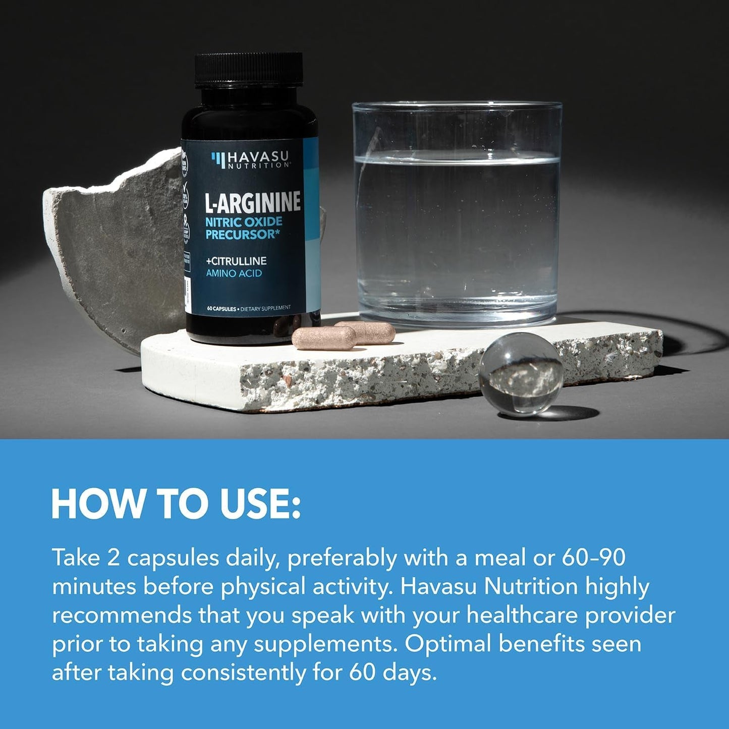 Premium L-Arginine Supplement for Fitness and Energy