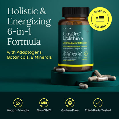 Natural Energy Boost Capsules with Focus Support