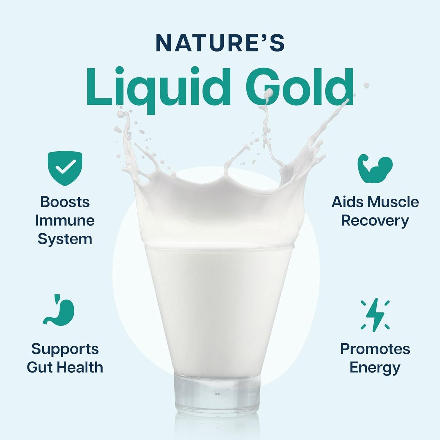 Natural Grass Fed Colostrum Probiotic Supplement Powder