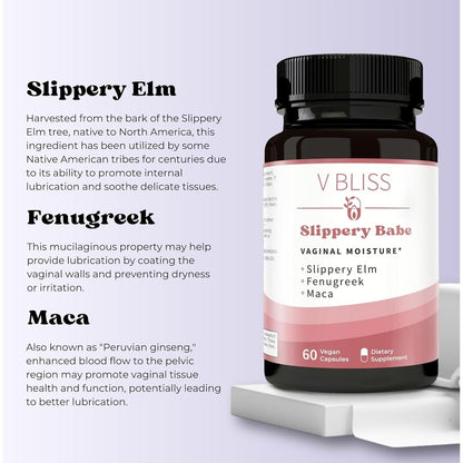 Natural Vaginal Dryness Relief Supplement - 60 Capsules