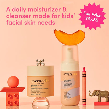 Natural Kids Skincare Set - Gentle Face & Lip Care