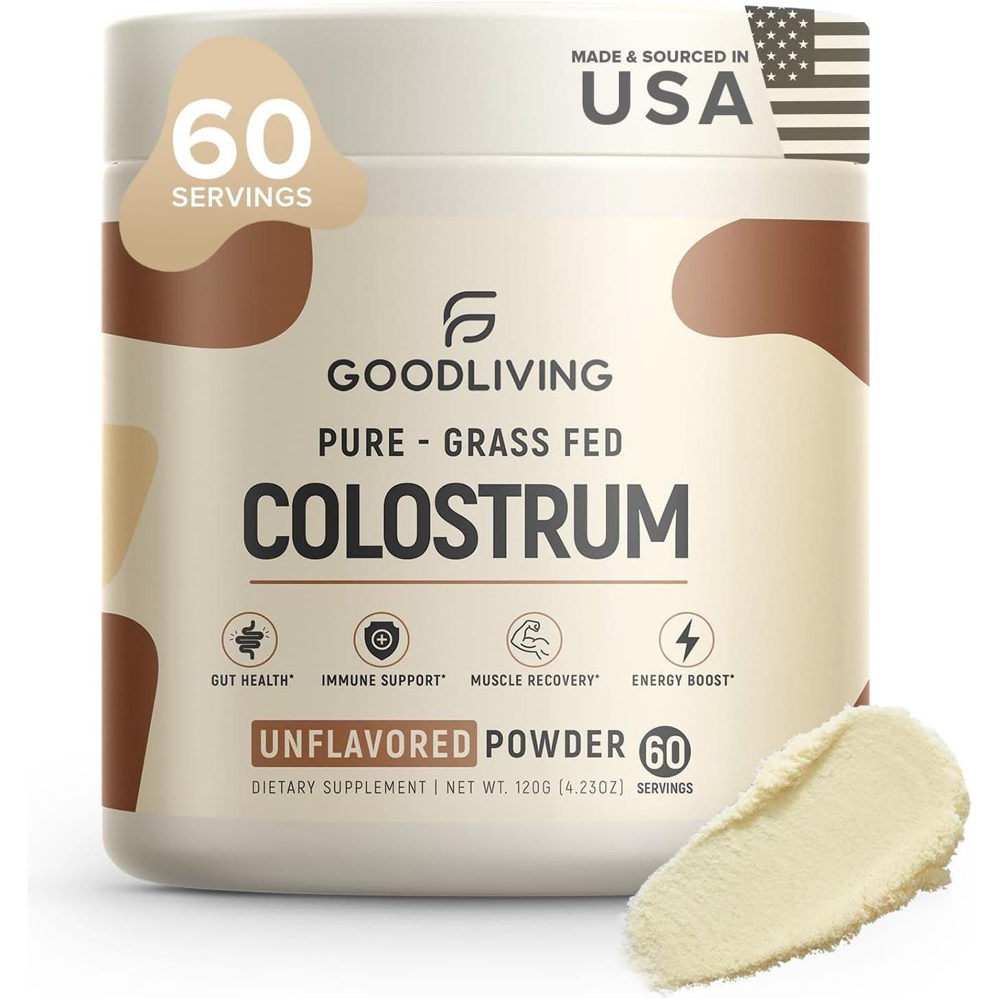 Natural Grass Fed Colostrum Powder Supplement - Mycosmeticslondon