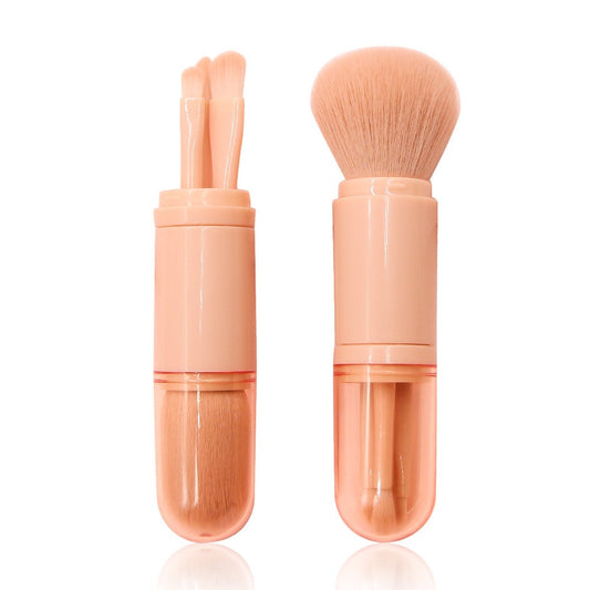 4-in-1 Retractable Makeup Brushes Set