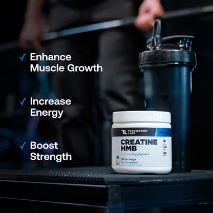 Pure Creatine HMB Supplement Strawberry Lemonade Flavor