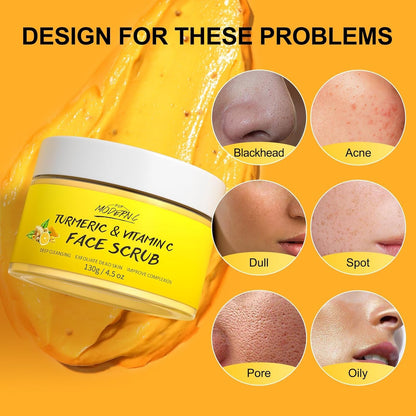 Natural Turmeric Face Exfoliator Scrub