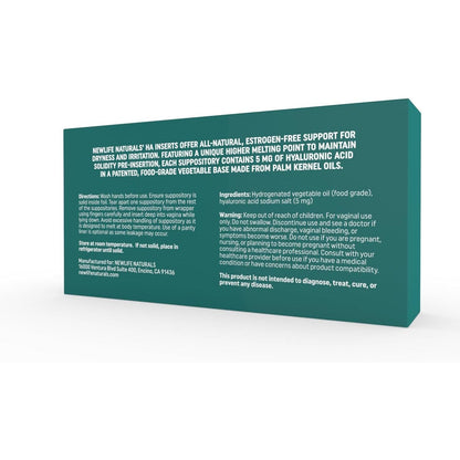 Gentle Vaginal Hyaluronic Acid Suppositories 24 Count