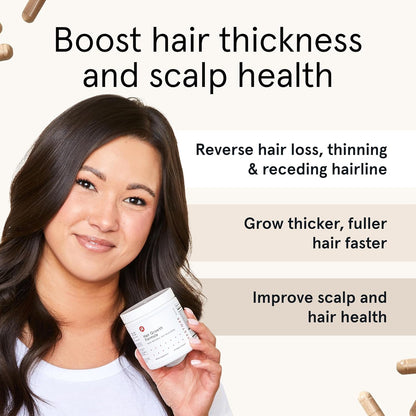 Natural Hair Regrowth Supplement - Biotin & DHT Blocker Capsules