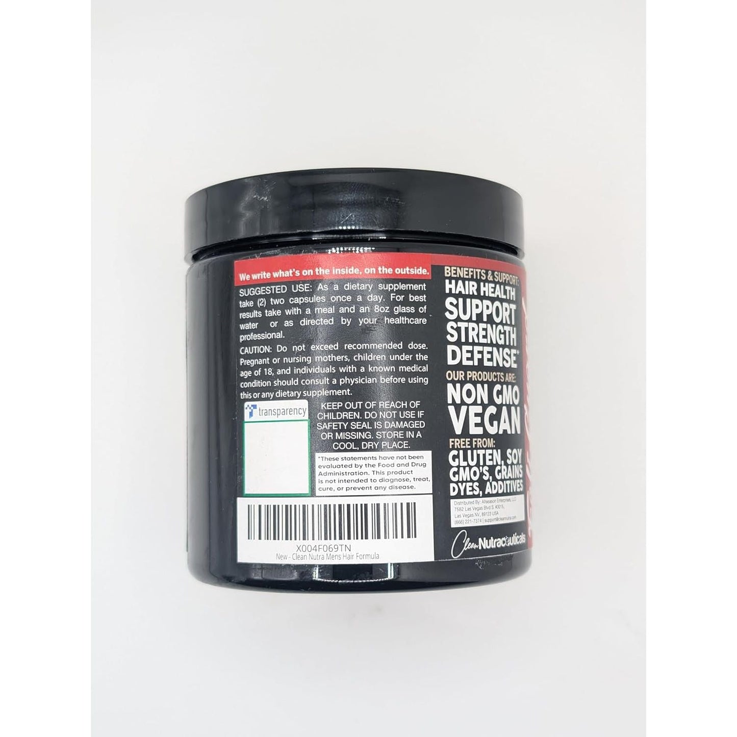 Natural Hair Growth Vitamins for Men - Biotin & Collagen