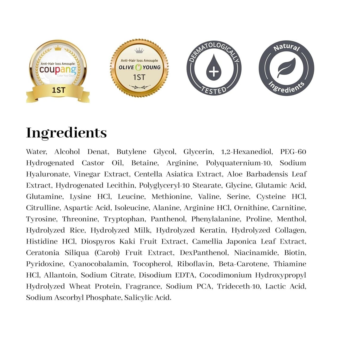 Natural Hair Growth Serum 20ml