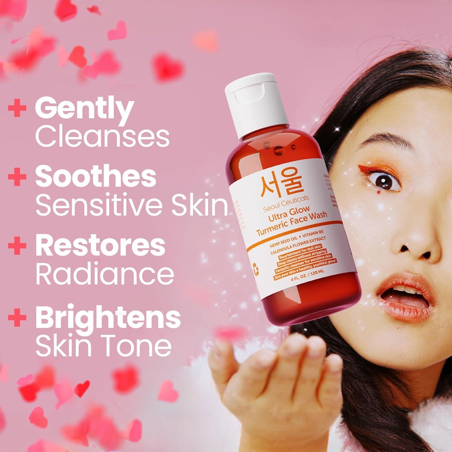 Natural Brightening Face Cleanser for Sensitive Skin