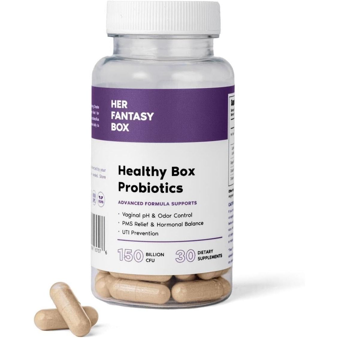 Women's Probiotic Box - 30 Count Vaginal Health Supplements - Mycosmeticslondon