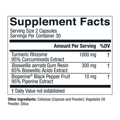 Natural Turmeric Joint Support Capsules
