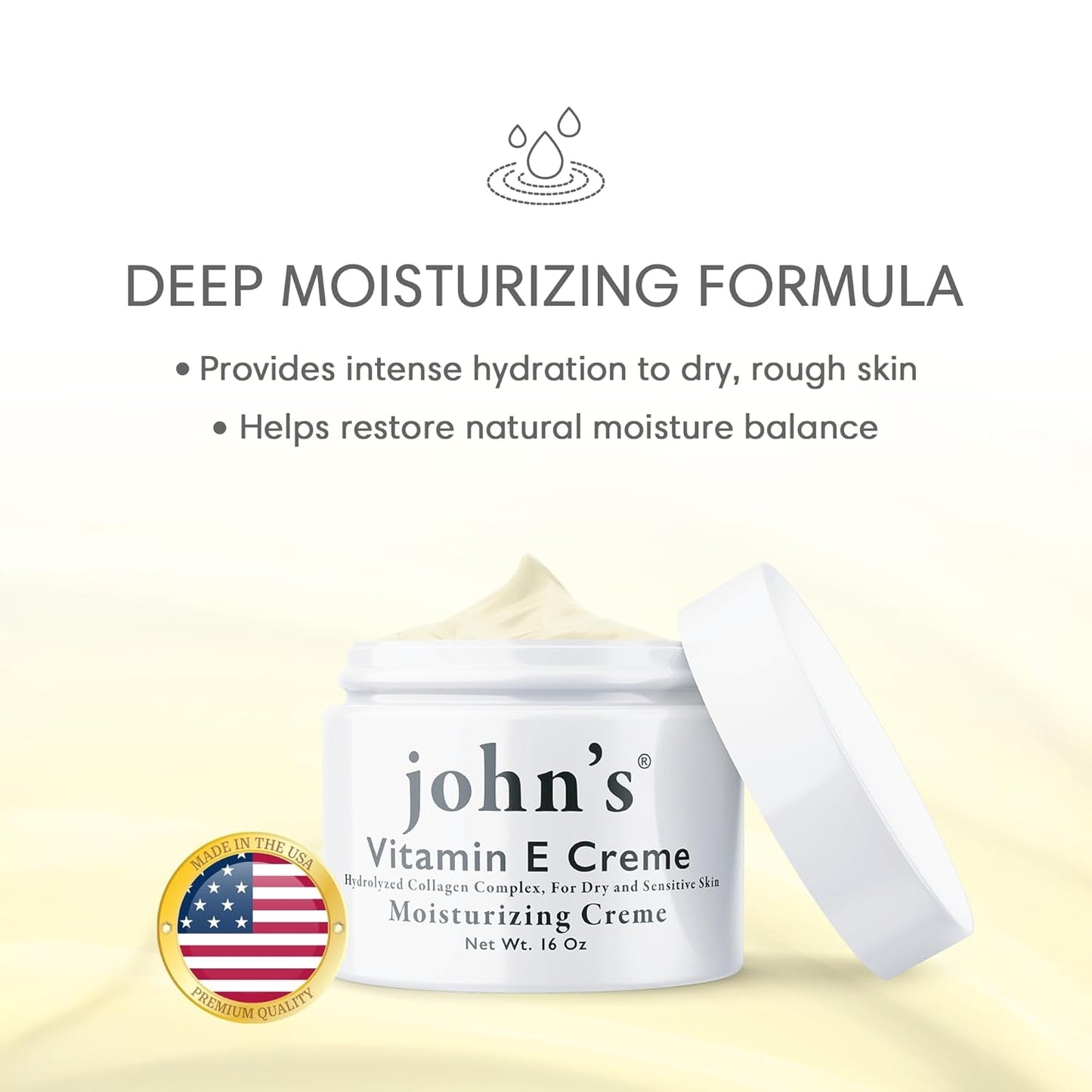 Rich Moisturizing Vitamin E Body Cream