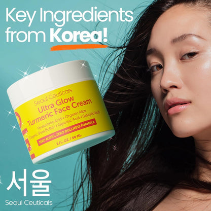 Natural Glow Turmeric Face Moisturizer for Bright Skin
