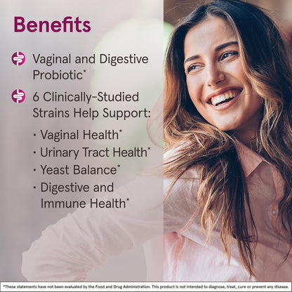 Women's 4-in-1 Probiotic Supplement Capsules