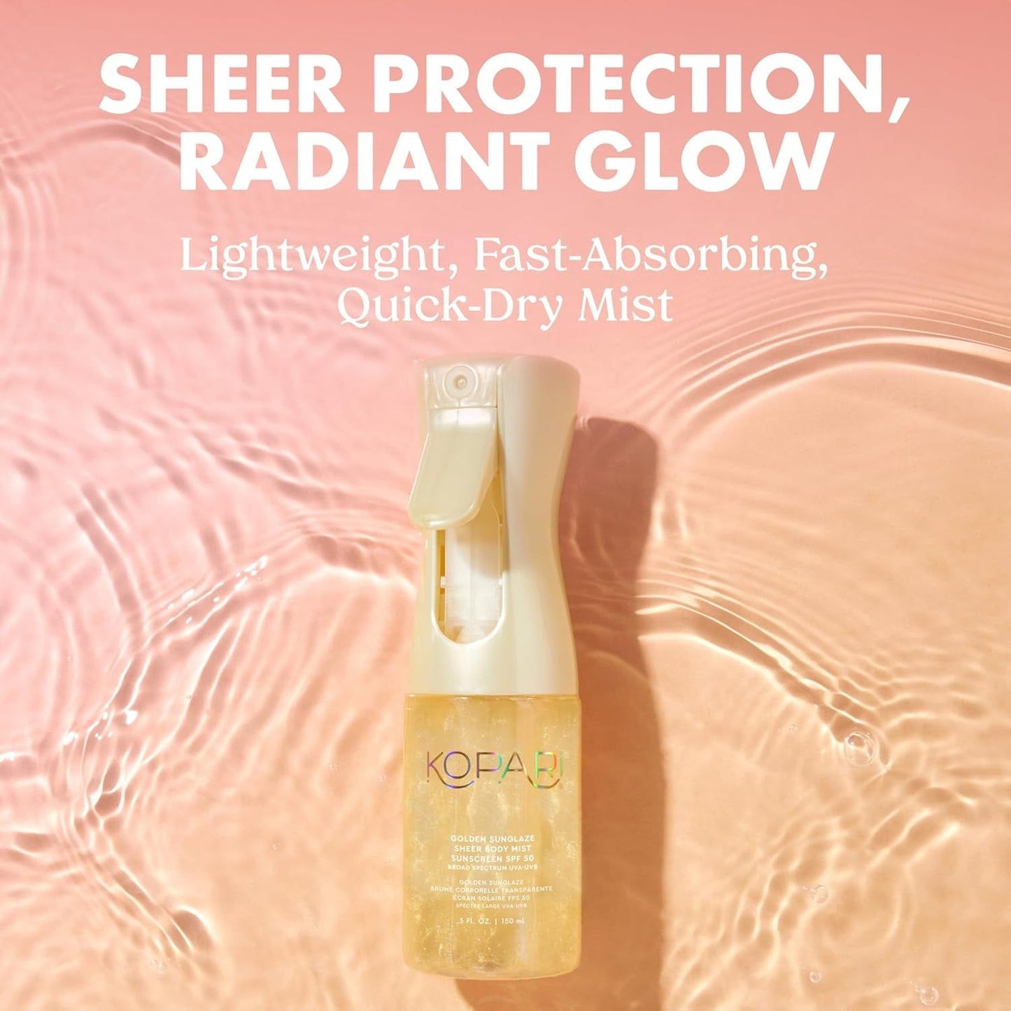 Natural Coconut Body Sunscreen Mist SPF 50