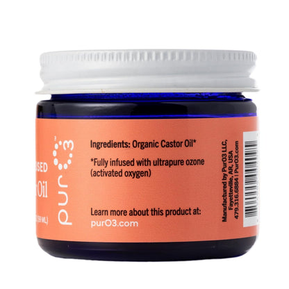 Natural Ozonated Castor Oil for Skin Care