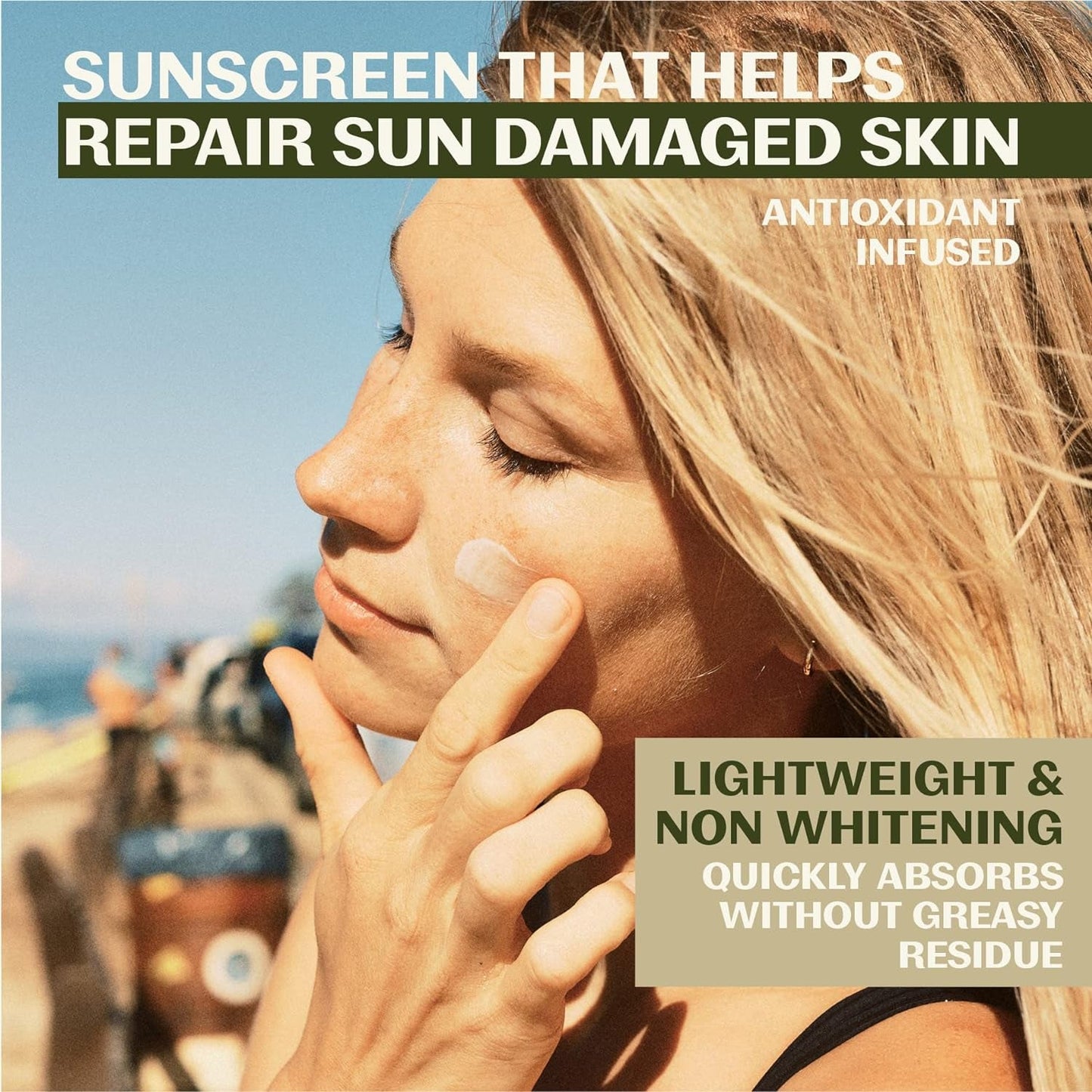 Natural Daily Sunscreen Cream SPF 30 with Antioxidants