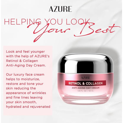 Hydrating Anti Aging Face Moisturizer with Retinol & Collagen