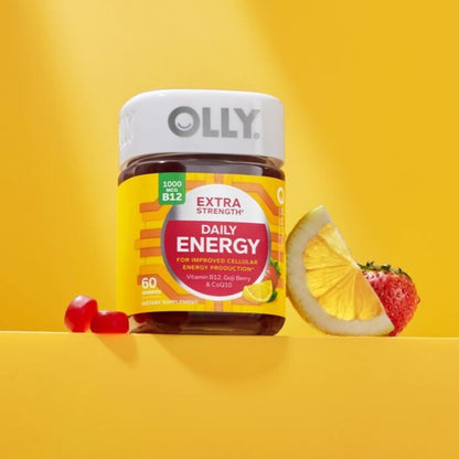 Powerful Daily Boost Gummies, Caffeine Free - 60 Pack