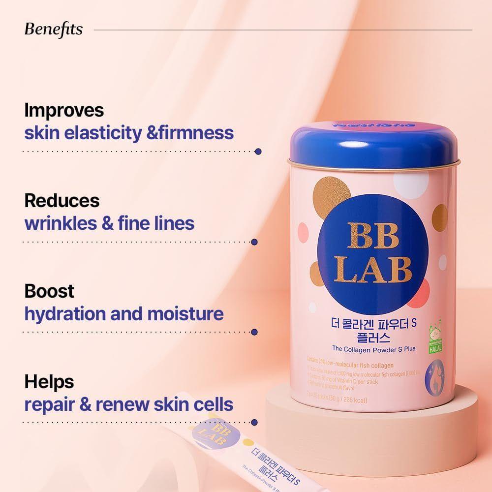 Natural Collagen Powder Sticks - Grapefruit Flavor