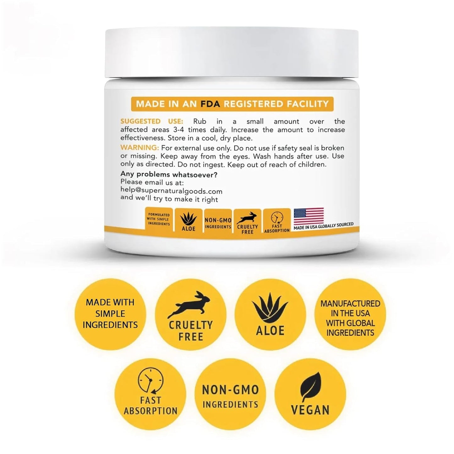 Intensive Moisturizing Cream for Dry Sensitive Skin Relief
