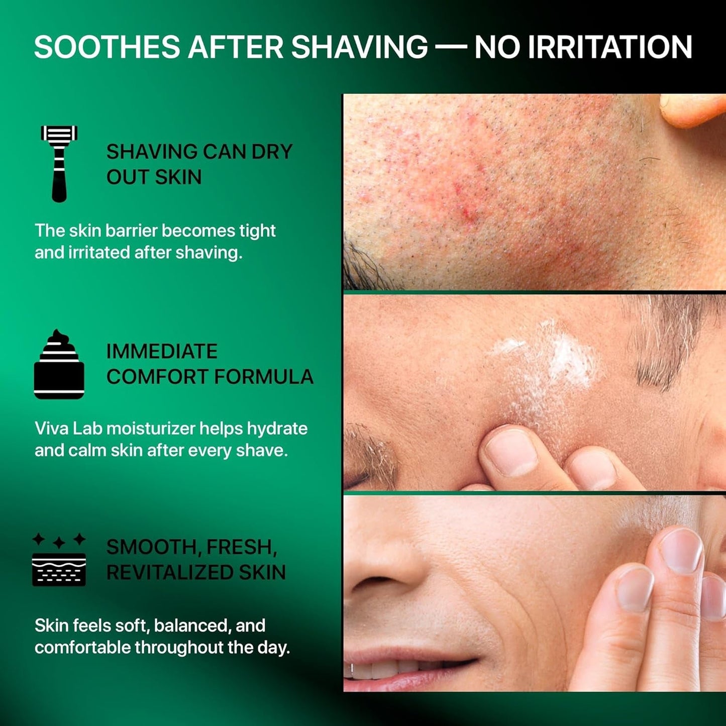 Wingo Mens Face Moisturizer Anti-Aging Cream 55ml - Oil-Free Quick Absorbing Moisture