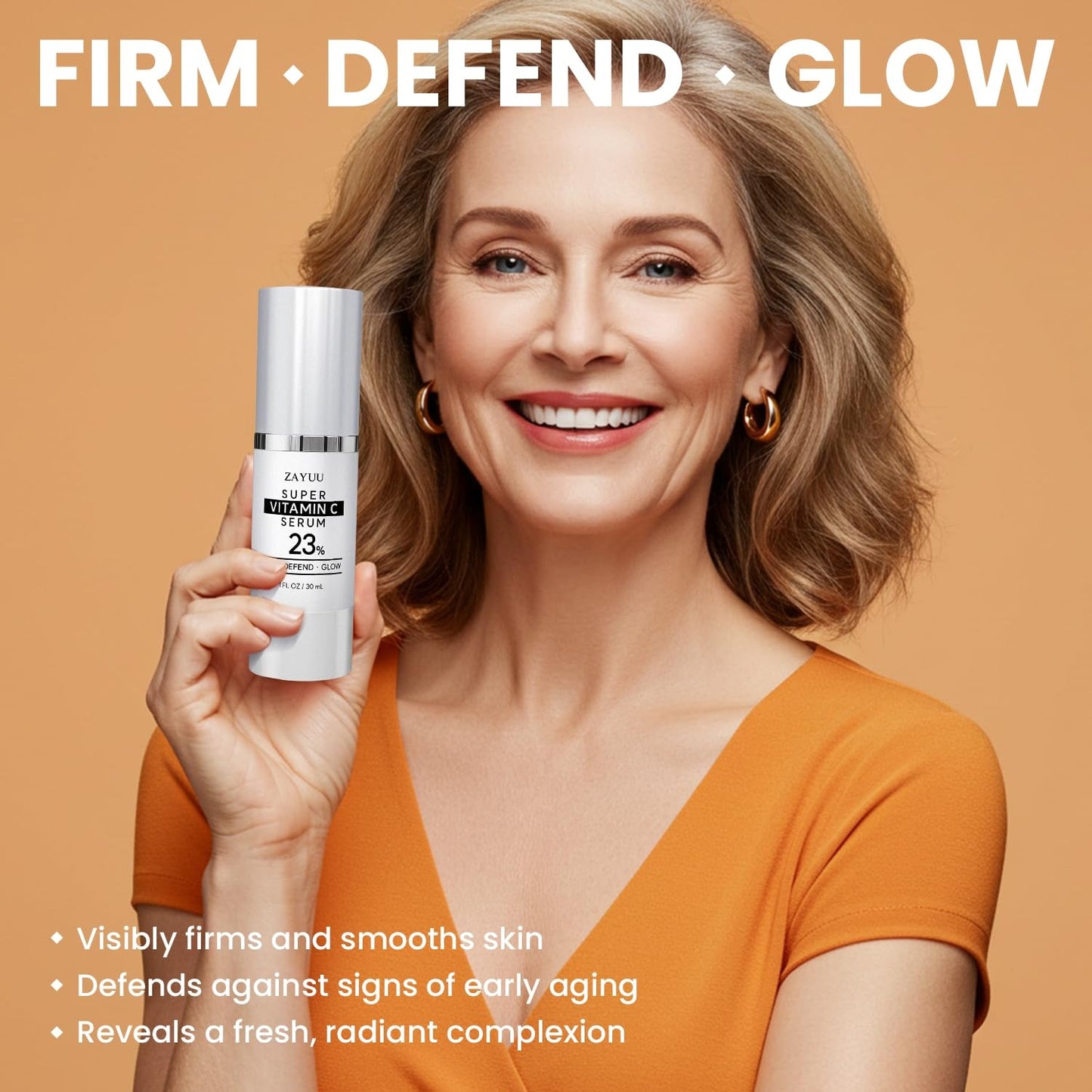Natural Vitamin C Face Serum 30ml for Glowing Skin