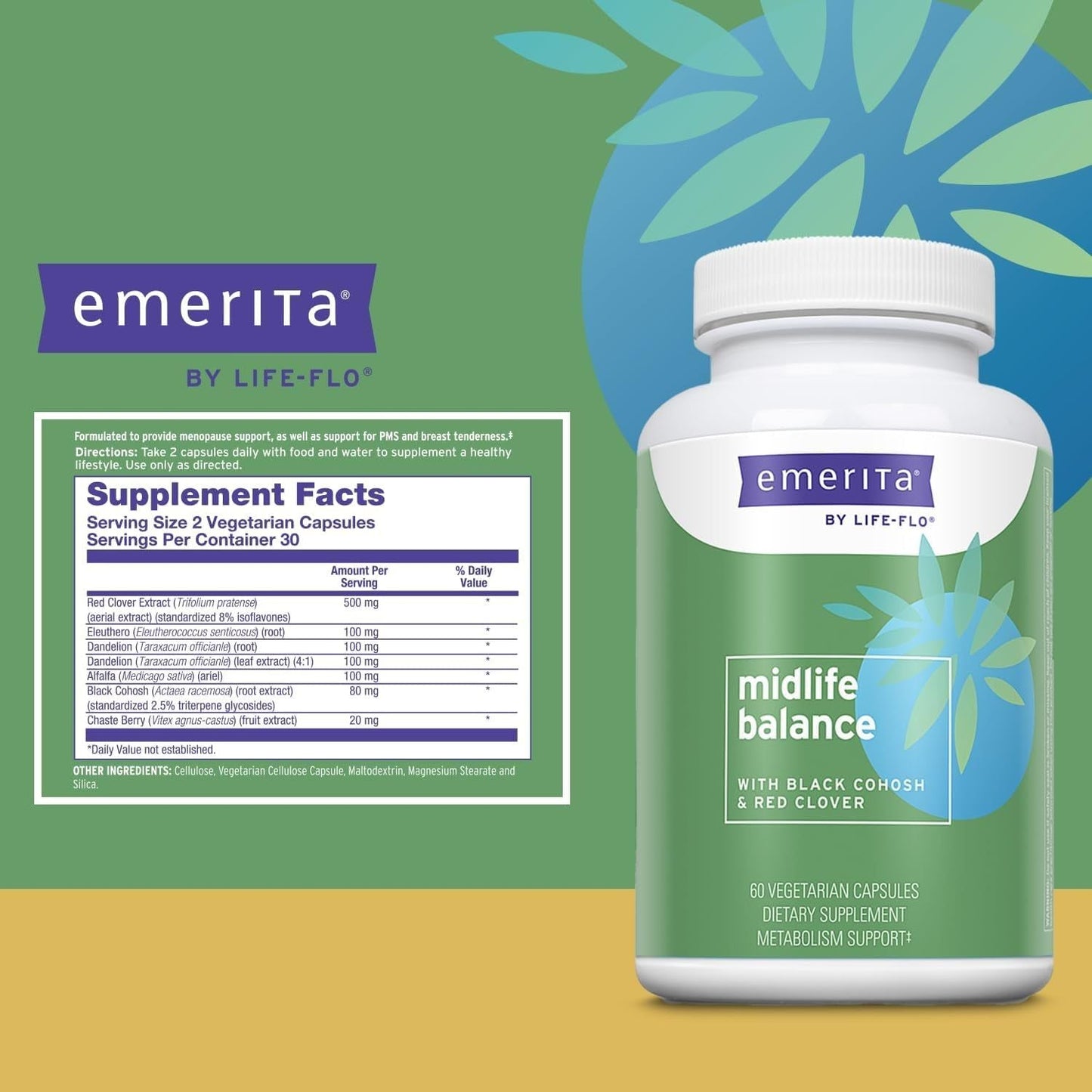 Natural Menopause Relief Capsules for Women