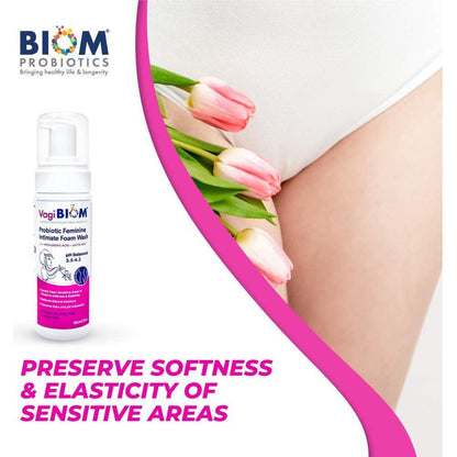 Gentle Feminine Foam Cleanser - Soothing pH Balance Wash