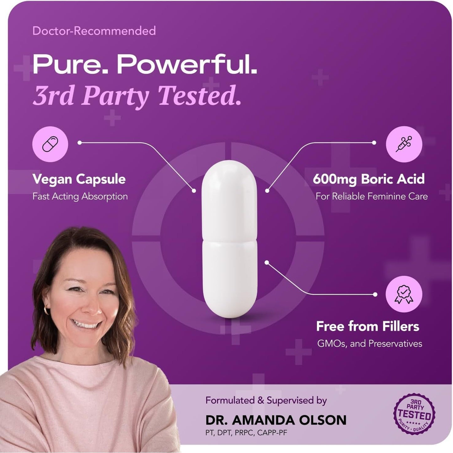 Natural Vaginal Suppositories for pH Balance and Odor Relief