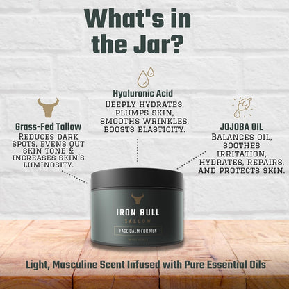 Natural Moisturizing Face Cream For Men - Anti Aging Skin Care