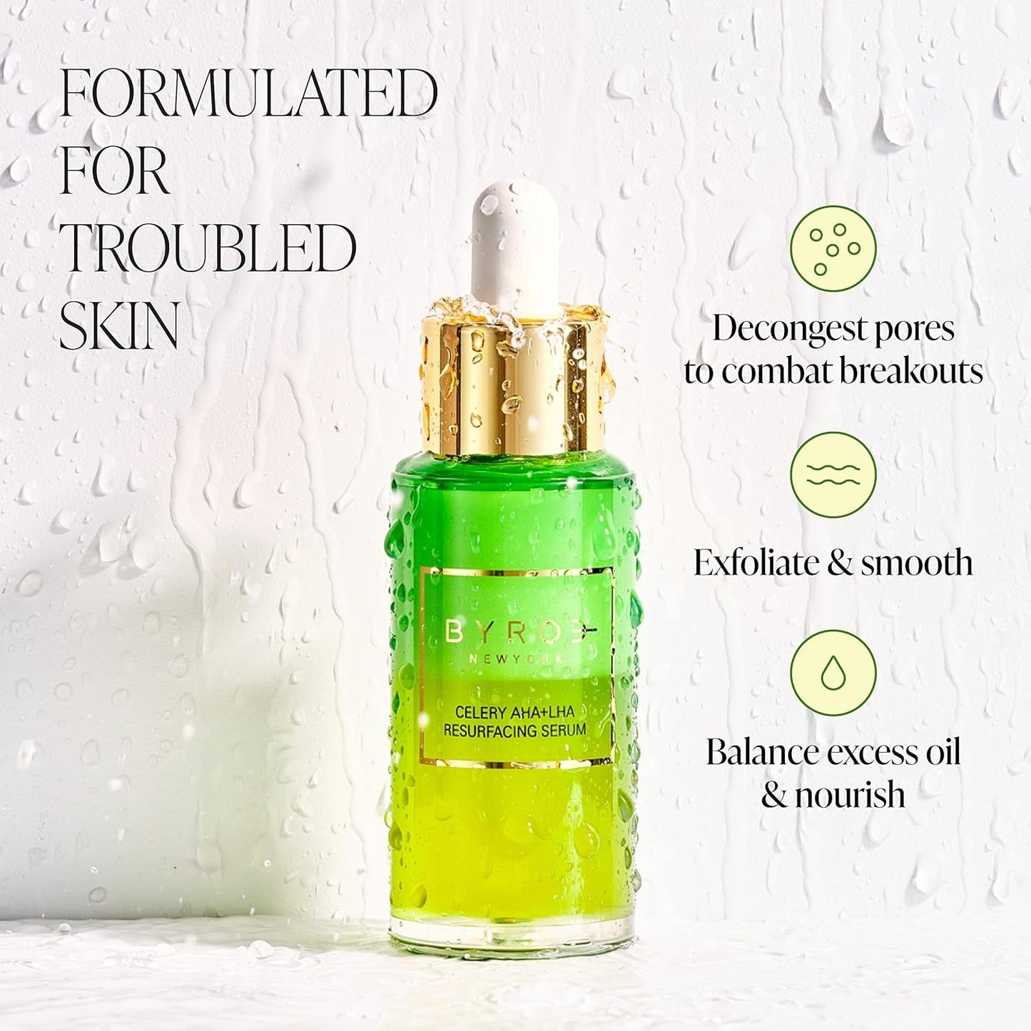 Natural Celery Face Serum - Gentle Daily Exfoliant