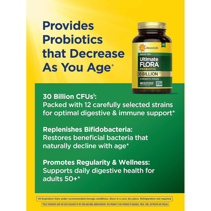 Advanced Probiotic Supplement for Gut Health - 30 Billion CFU
