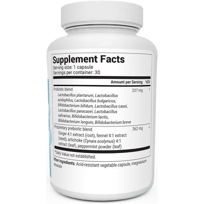 Probiotic Supplement 60 Billion CFU with Prebiotics