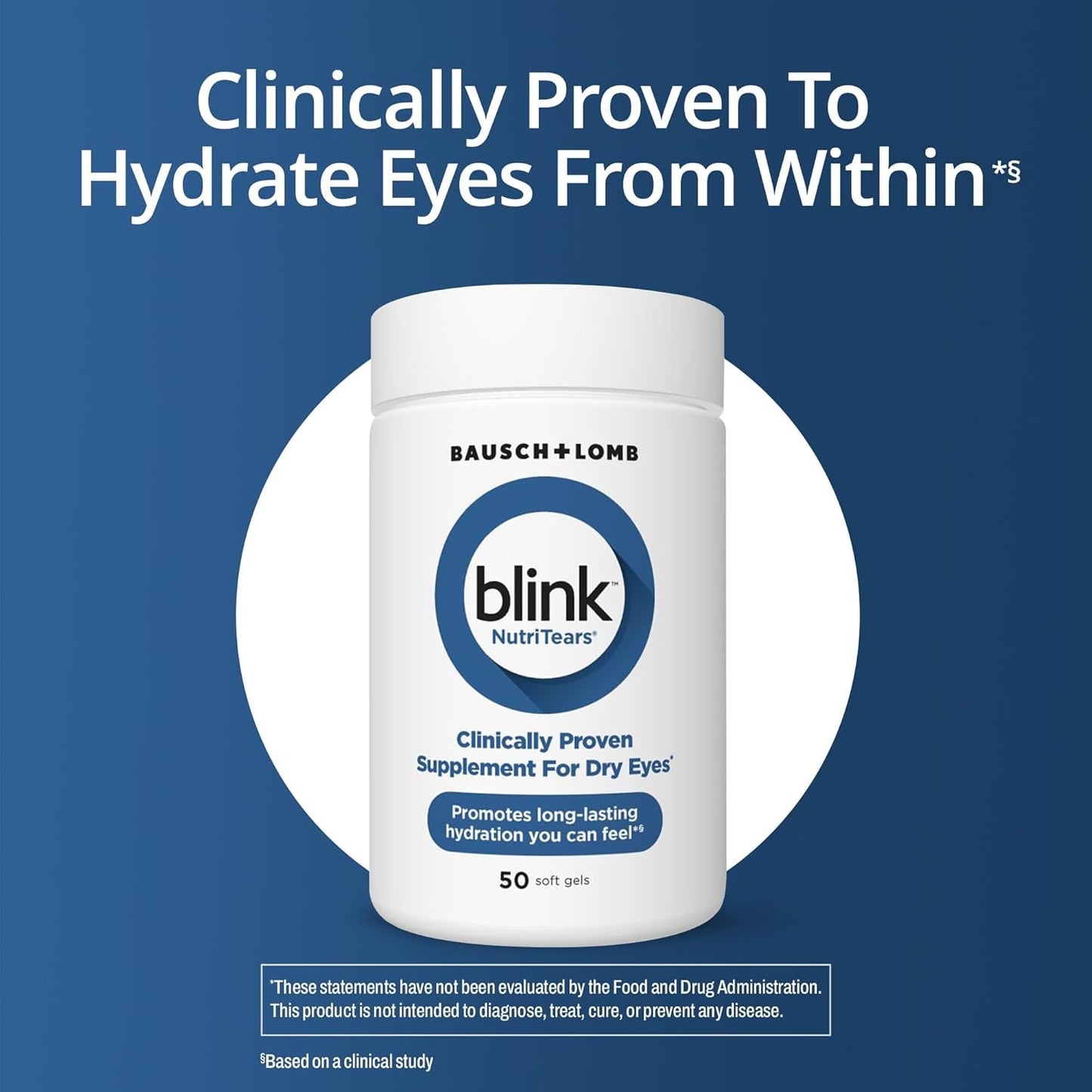 Natural Eye Moisture Softgels - Internal Eye Care