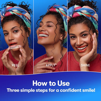 Professional At-Home Teeth Whitening Strips Kit