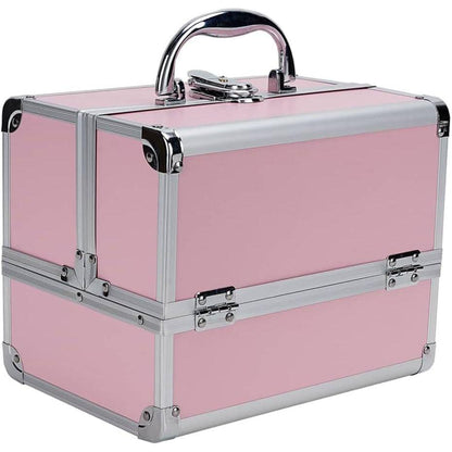 Portable Cosmetic Storage Box with Mirror