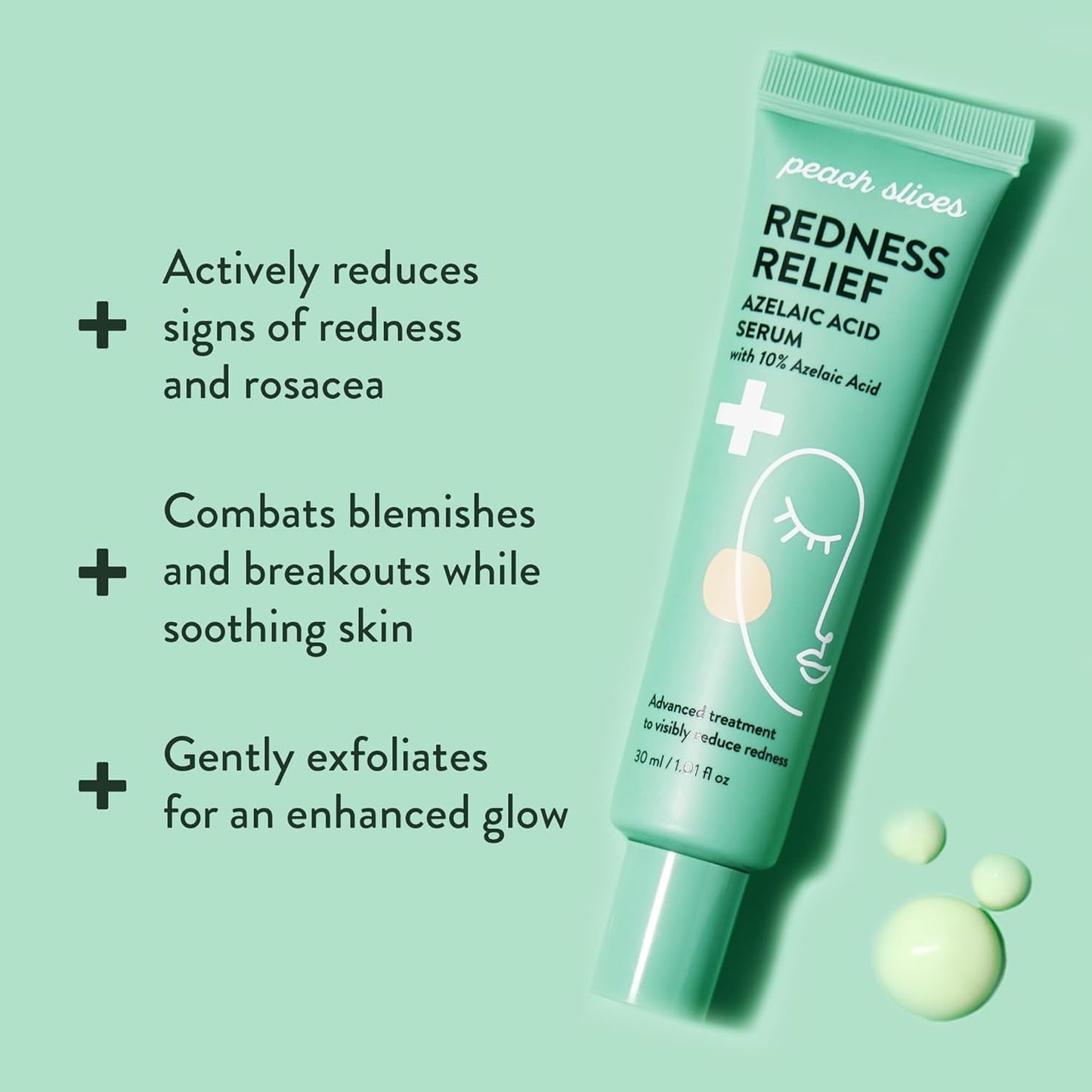 Gentle Azelaic Acid Face Serum - 30ml | Calming Redness Reducer